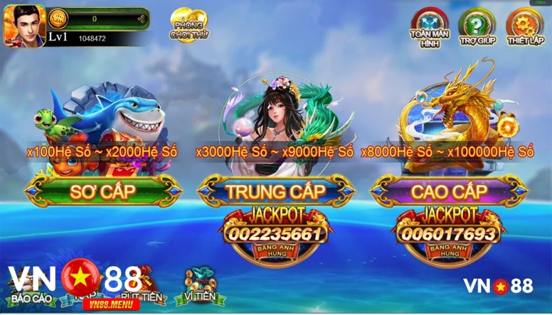 Khuyến mãi hấp dẫn dành cho bắn cá vn88